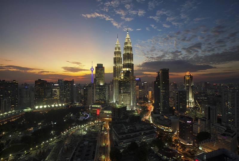 Twin towers Petronas, Kuala Lumpur