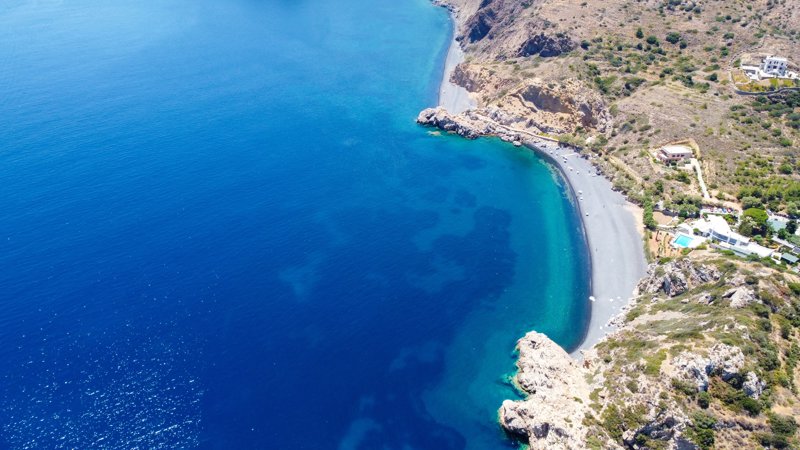 Παραλία Μαύρα Βόλια, Χίος