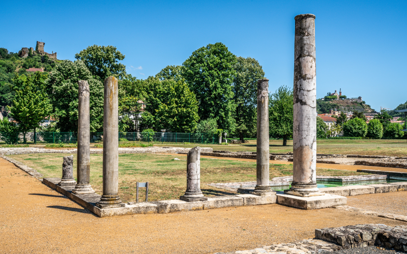Ρωμαϊκές αρχαιότητες στο Σεν Ρομέν αν Γκαλ