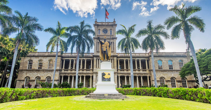 Επίσκεψη στο παλάτι Iolani 