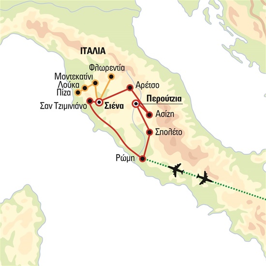 Φλωρεντία – Τοσκάνη – Ούμπρια: στη χώρα των Μεδίκων και του Δάντη, με διαμονή στη Σιένα | 20.06.2024 (Αγίου Πνεύματος)